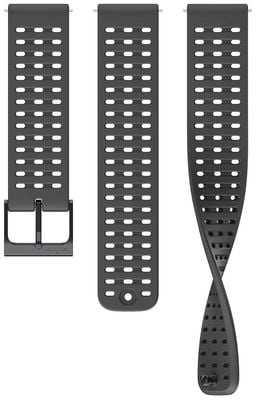 Suunto Athletic 2 All Black Silicone Strap - 22mm (S+M) - STRAP ONLY SS050850000
