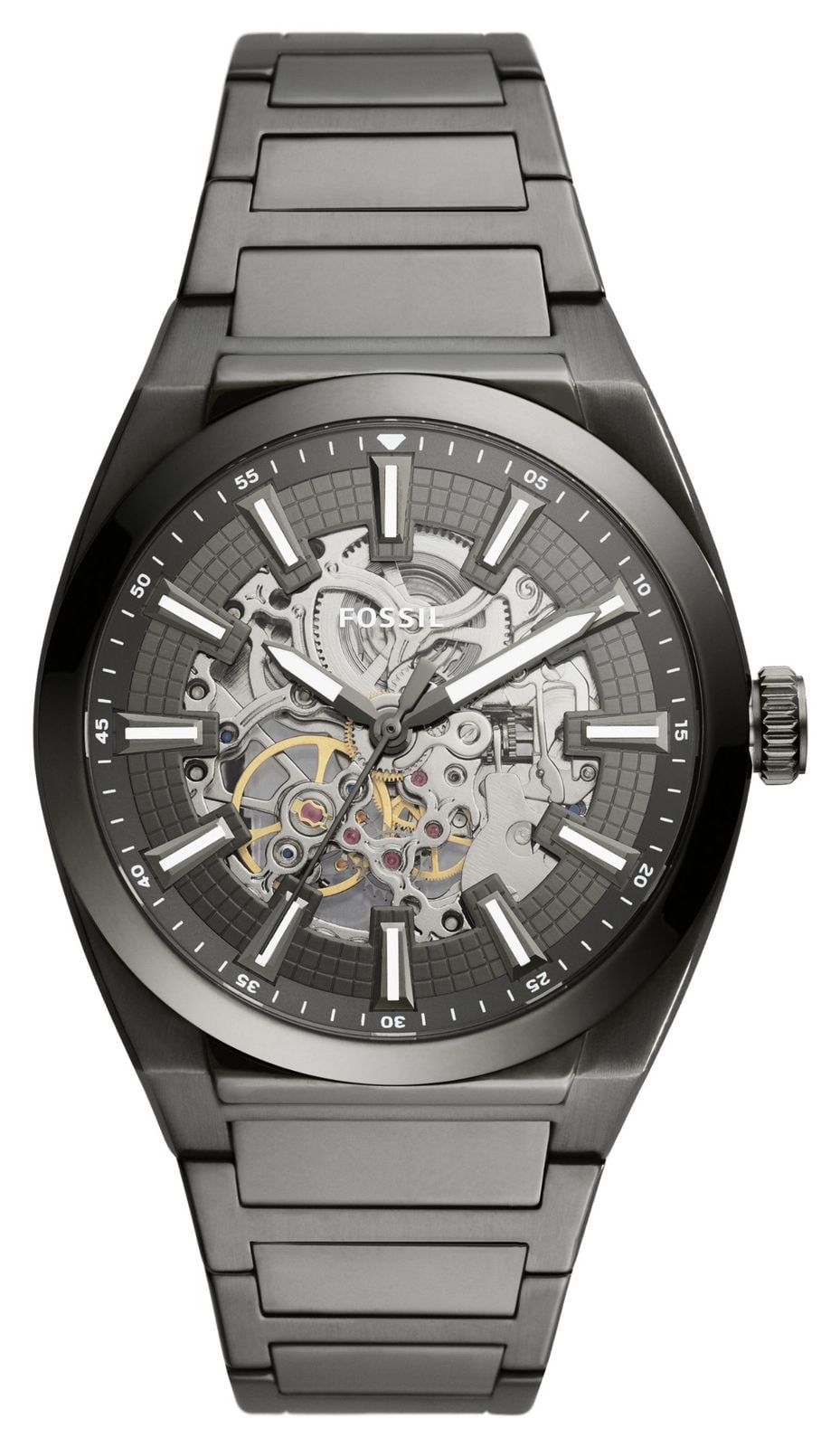 Fossil ME3206 Men's Everett | Transparent Dial | Grey Watch