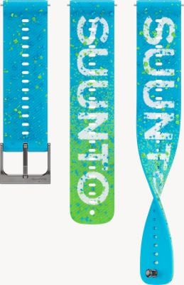 Suunto Athletic 6 Power Blue Silicone Strap - 22mm (S+M) - STRAP ONLY SS051070000