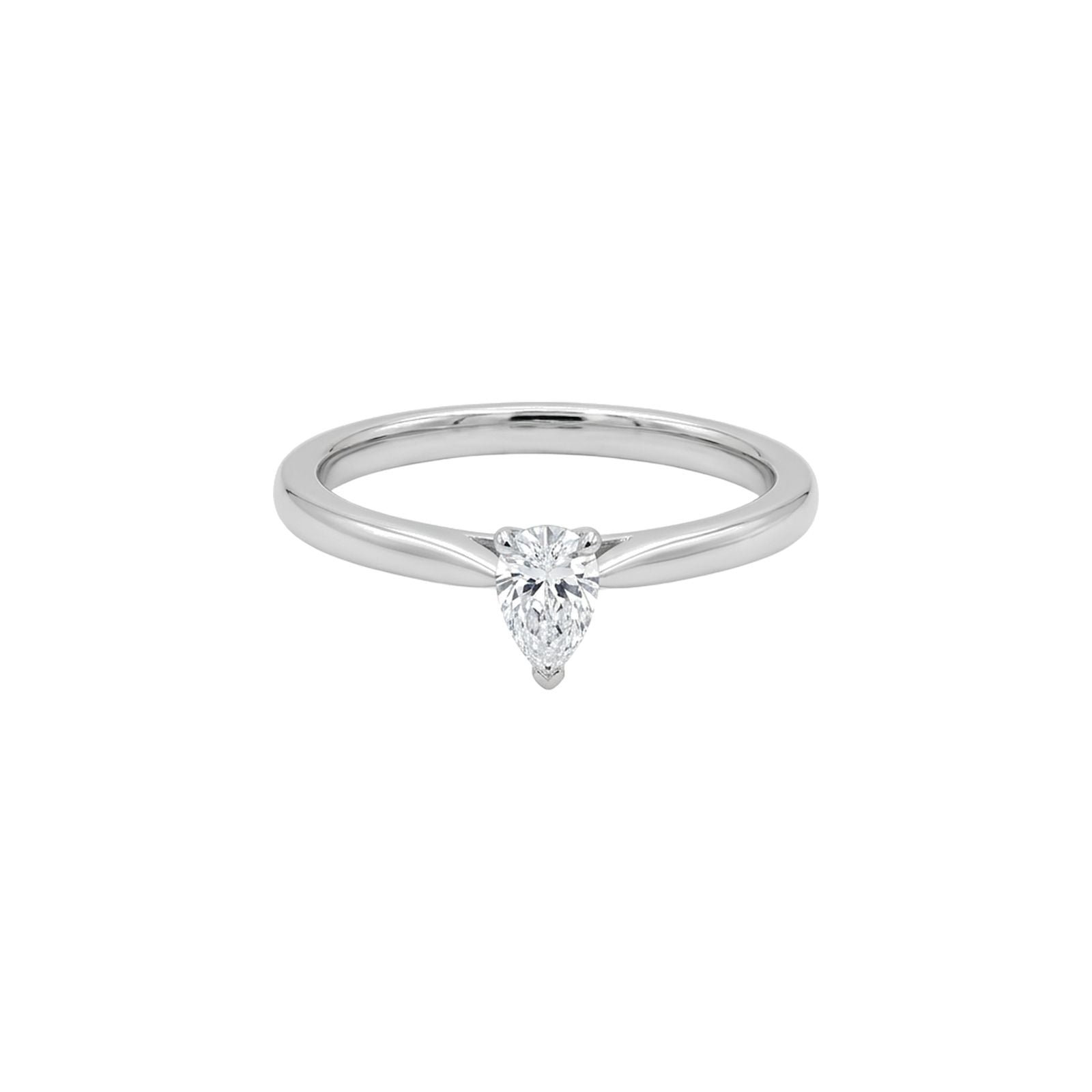GEMEX J65914 Plat Pear 0.29ct Dia ring 9045 Ref Jewellery