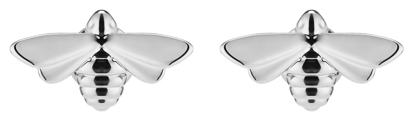 Olivia Burton 24100478 Signature Honey Bee Silver Tone Stud Jewellery