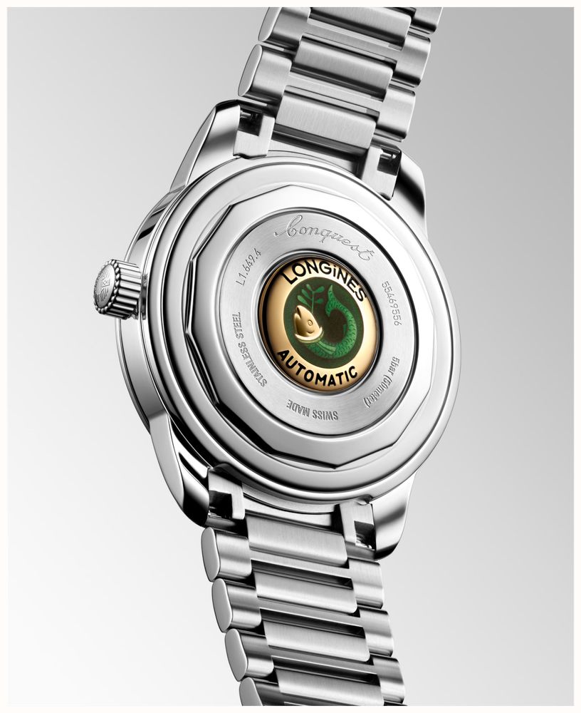 LONGINES Conquest Heritage Automatic (38mm) Opaline Ivory Dial / Stainless Steel Bracelet L16494726 - alternate view 2