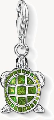 Thomas Sabo Turtle Charm - 925 Sterling Silver, Cold Enamel 0837-007-6