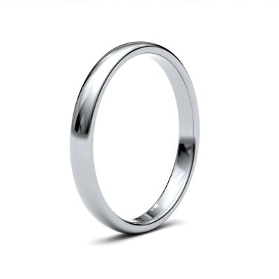 James Moore Wedding Ring  | 2.5mm | Medium | Size Premium Court | AG_2.5LMP-9W AG_2.5LMP-9W