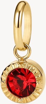 D.LOUISE Mini Bezel Birthstone July/Ruby CH-40-07