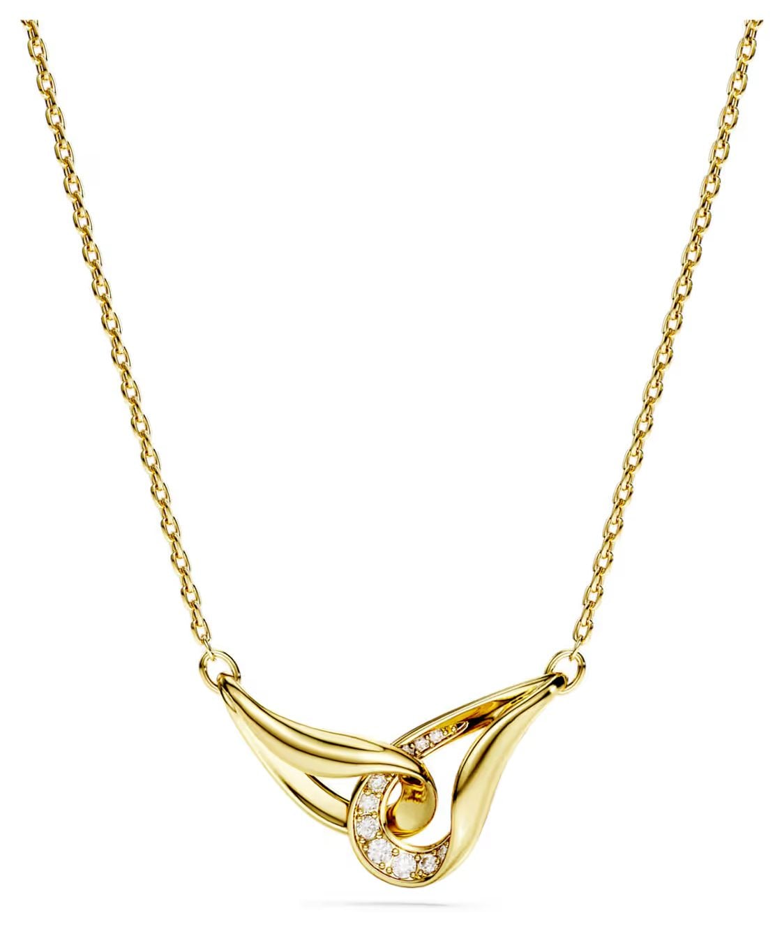 Swarovski 5745560 Classica pendant Round cut, Interlocking, Jewellery