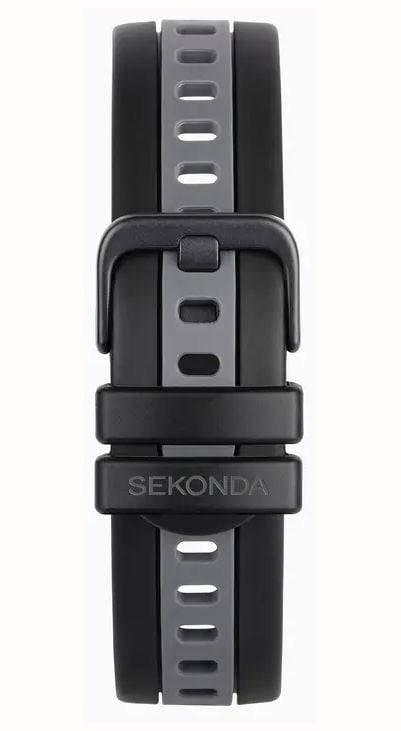 Sekonda Motion Pro GPS Smartwatch (39mm) AMOLED Display / Black Silicone Strap Watch 30240 - alternate view 4
