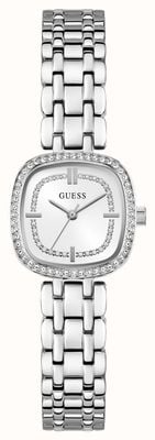 Guess HAZEL Three-Hand Quartz (25mm) Silver Dial / Stainless Steel Bracelet GW1018L1