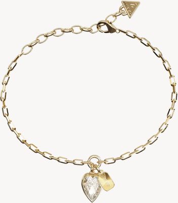 Guess Guess Jewellery Womens Heart Charm Bracelet UBB06360YGL
