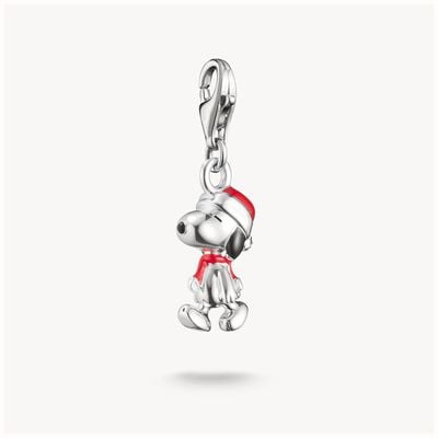 Thomas Sabo x PEANUTS Snoopy Santa Edition Charm Pendant Original/Connect 2227-664-10