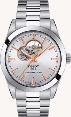 Tissot Gentleman Powermatic 80 Open Heart Stainless Steel T1274071103101