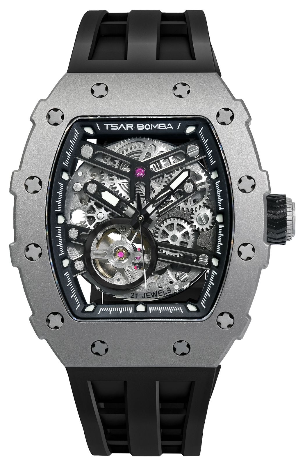 TSAR BOMBA TB8208T-01 Elemental Series Titanium Automatic ( Watch