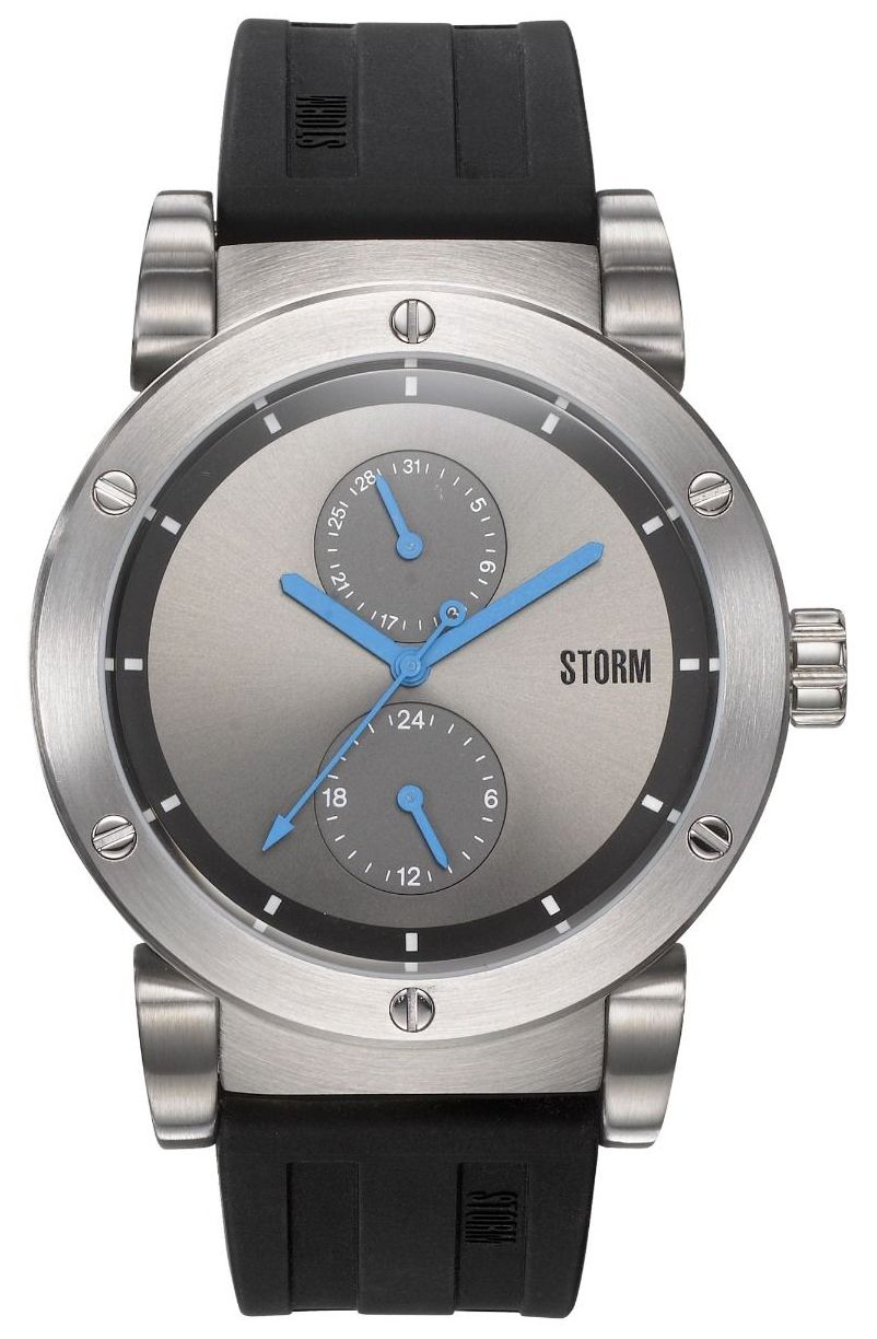 STORM 47462/GY Hydron V2 Rubber Grey Dial / Black Silicone Watch