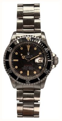 Pre-owned Rolex Red Submariner 40mm 1970s Watch J15078