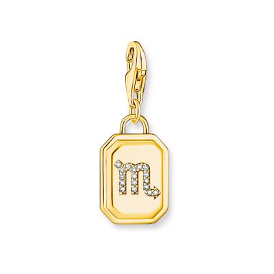 Thomas Sabo 2160-414-39 Gold-Plated Charm Pendant Zodiac Jewellery