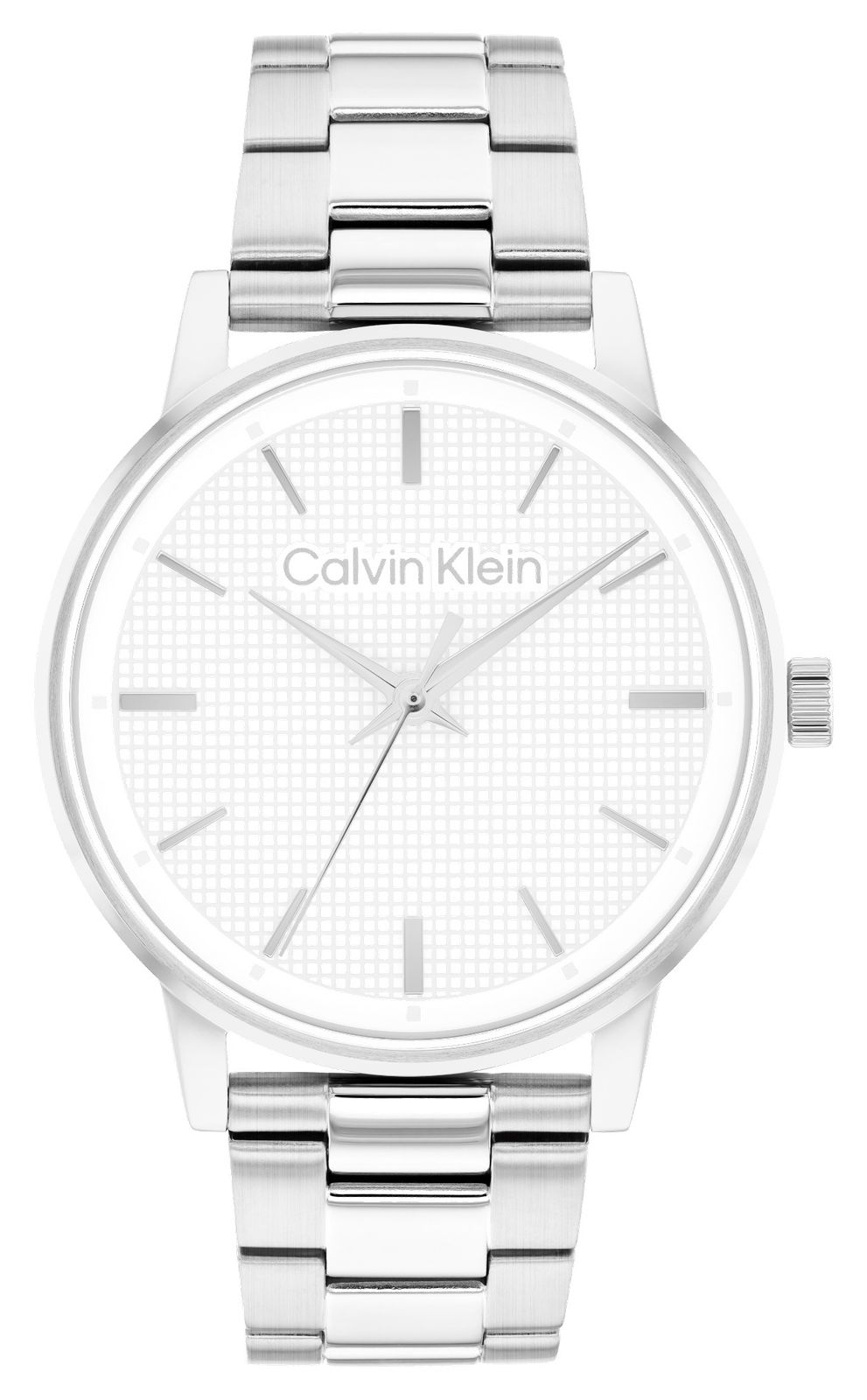 Calvin Klein 25200501 CK Linked (41mm) Textured White Dial Watch