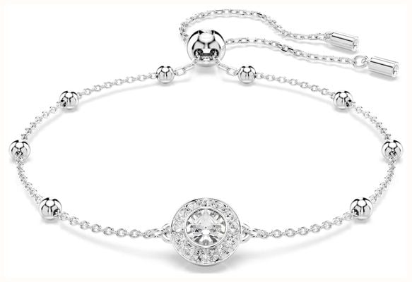 Swarovski Una Angelic Bracelet, Round Cut, White, Rhodium Plated M 5733196