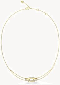 Guess Women's STYLISH GUESS Gold-Tone Stainless Steel Necklace JUBN04580JWYGT/U