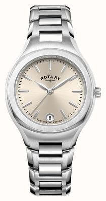 Rotary Contemporary Quartz (32mm) Champagne Dial / Stainless Steel Bracelet LB05105/03