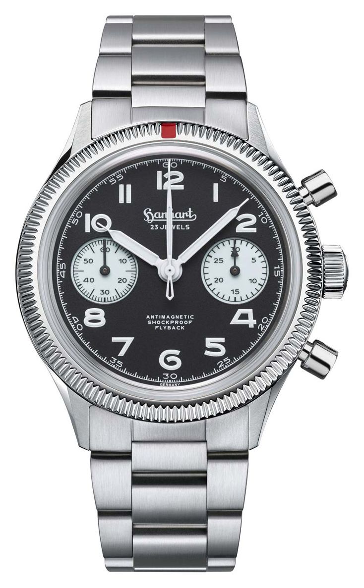 Hanhart H701.211-6428 417 ES 1954 Flyback Reverse Panda ( Watch