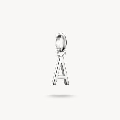 Thomas Sabo Charm Pendant Letter A Connect Silver CC1207-001-21