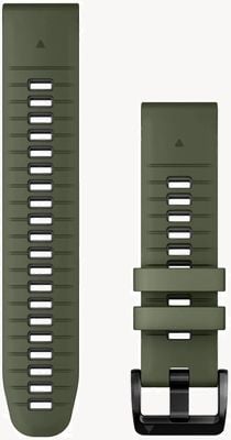 Garmin QuickFit 22 mm Strap Only Moss/Graphite Silicone 010-13280-07