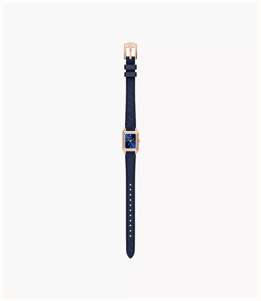 Fossil Raquel 18 mm Three-Hand Blue Leather ES5532 - alternate view 6