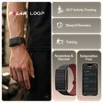 Polar Loop Black Cherry Magnetic Silicone - Screen-Free Wearable Health Band & Fitness Tracker Watch 920121267 - alternate view 5