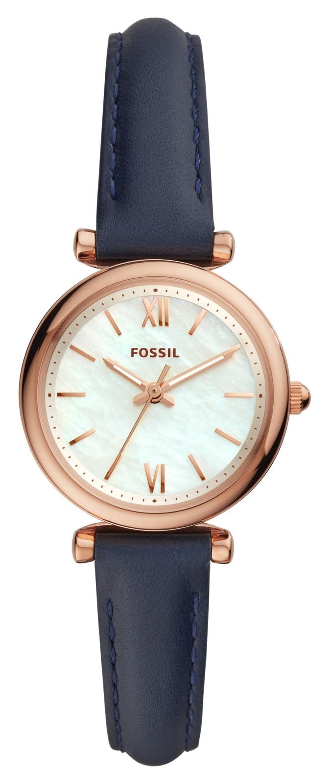 Fossil ES4502 Women's Carlie | Mother-of-Pearl Dial | Blue Watch