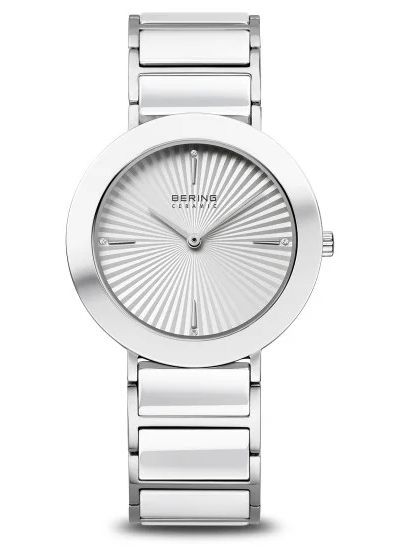 Bering 11435-753 Women’s Classic (35mm) Silver Sunray Dial Watch