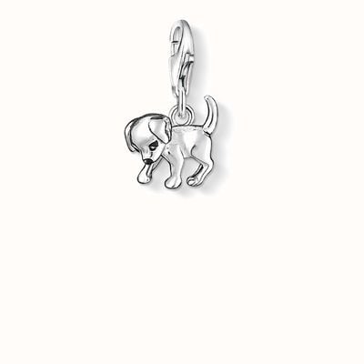 Thomas Sabo Dog Charm 925 Sterling Silver Cold Enamel 0885-007-12