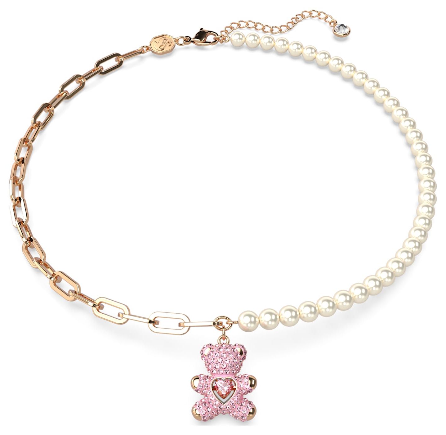 Swarovski 5669166 Teddy Pendant Necklace Rose Gold-Tone Jewellery