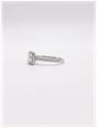 0.56ct Emerald Natural Diamond Platinum Halo Side Stone Ring ENG4043 - alternate view 2