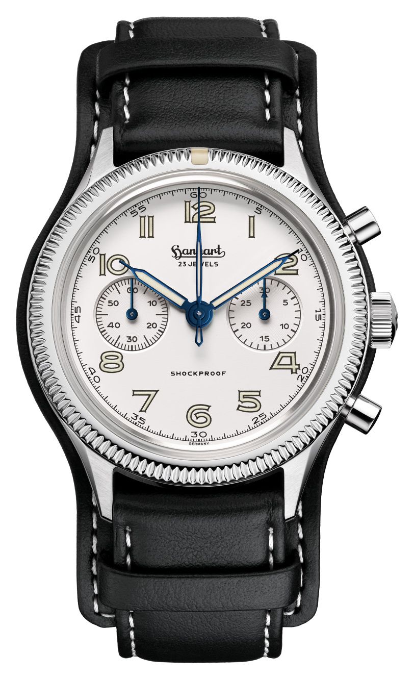 Hanhart H721.202-7010 417 ES Moby Dick (42mm) White Dial / Watch