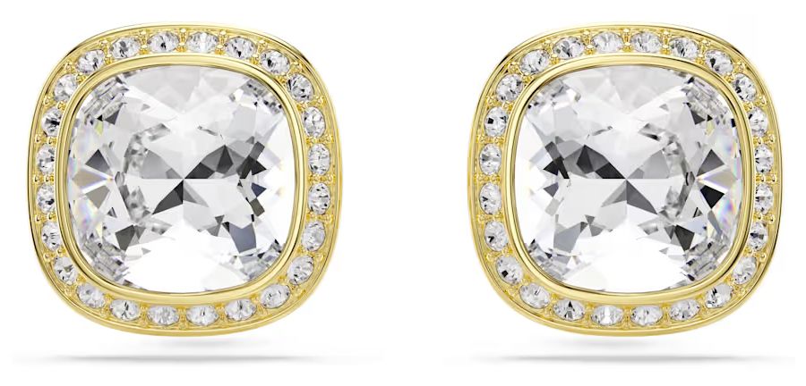 Swarovski 5764762 Una Angelic stud earrings, Cushion cut, Jewellery