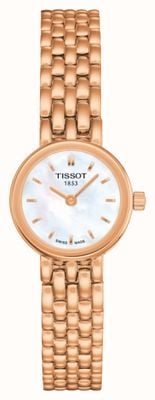 Tissot Women's Lovely Rose Gold PVD Plated MOP Dial T0580093311100
