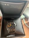 Customer picture of Seiko 5 Sports Flieger Automatic Black and Orange Watch SRPH33K1