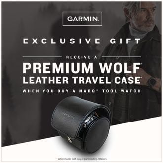 Garmin MARQ x WOLF Leather Travel Pouch (Black) M03-01762-02