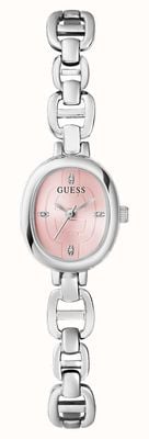 Guess VIVIAN Crytal (21mm) Pink Sunray Dial / Stainless Steel Bracelet GW0982L1