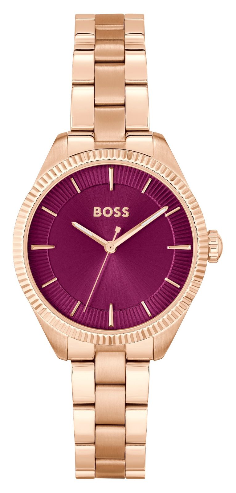 BOSS 1502728 Sage (32mm) Purple Dial / Rose Gold Stainless Watch