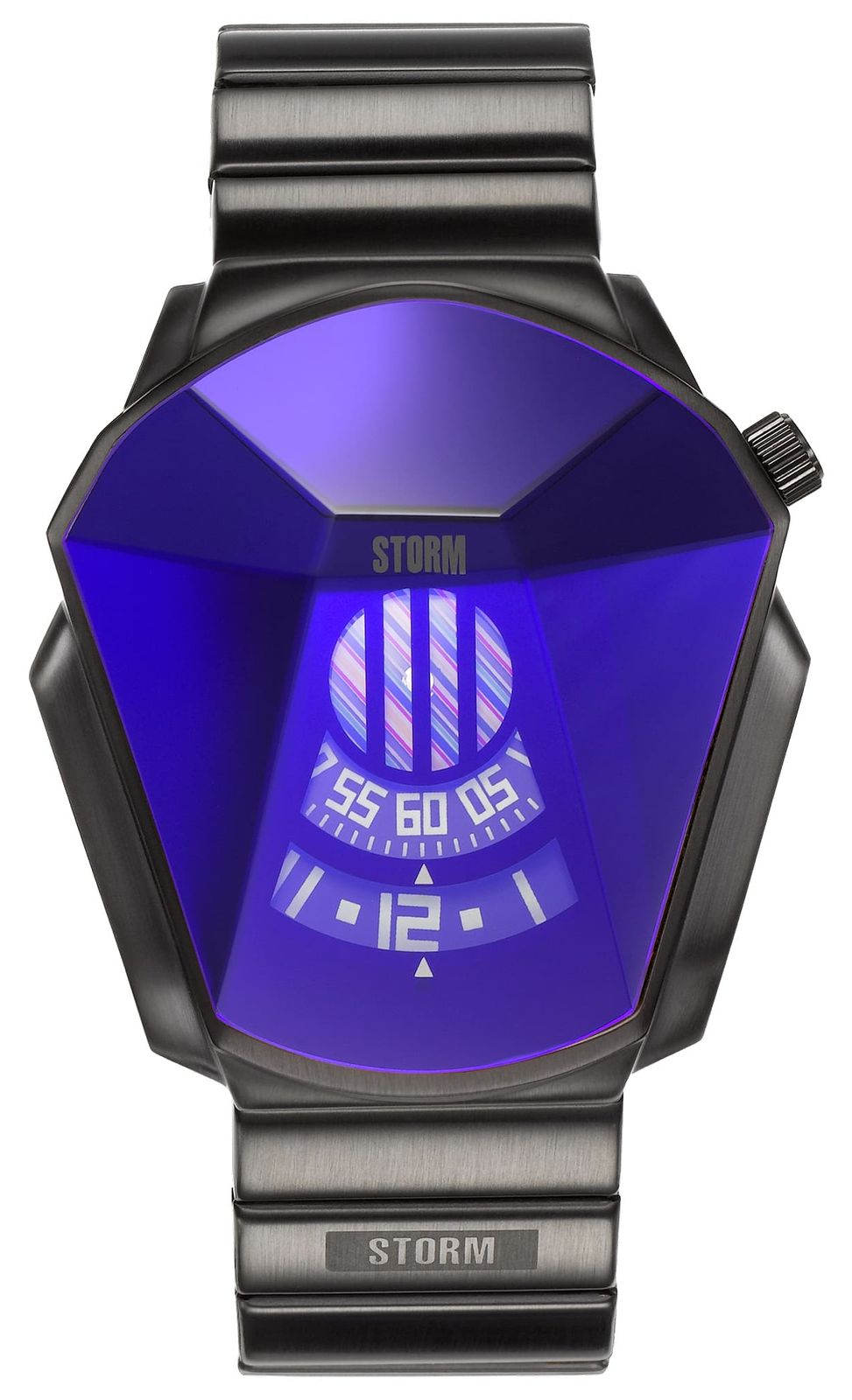 STORM 47001/SL/B Darth Slate Blue (43.5mm) Blue Dial / Black Watch