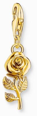 Thomas Sabo Rose Charm Pendant Gold-Plated 2077-413-39