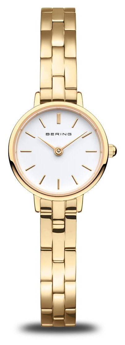 Bering 11022-734 Women's Classic (22mm) White Dial / Gold- Watch