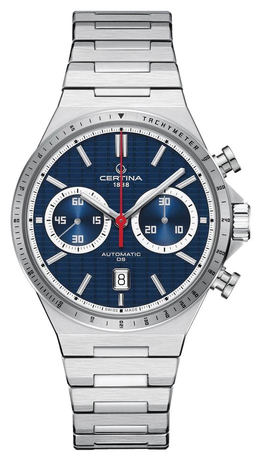 Certina C0434271104100 DS-7 Chrono Auto (42mm) Blue Dial / Watch