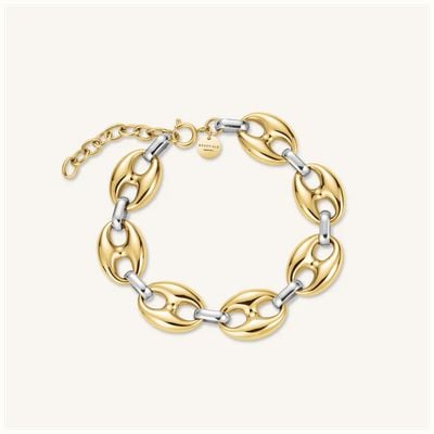 Rosefield Jewellery Coffee Bean Duotone Two-Tone Bracelet JBCDD-J1053