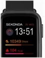 Sekonda Track Smartwatch (26mm) Digital Display / Black Silicone Strap 30171 - alternate view 2
