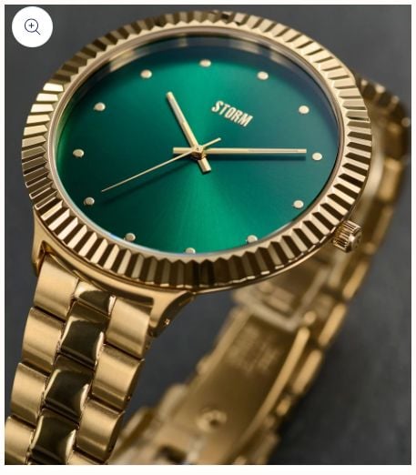 STORM STORM ARLISSE / 42mm / Green Dial / Gold-Tone Stainless Steel Bracelet 47573/GD/GN - alternate view 3