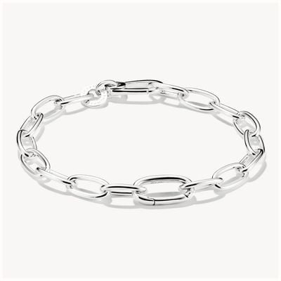 Thomas Sabo Charm Bracelet With Connect Link Silver C1204-001-21-L17