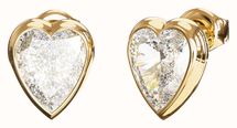 Guess Guess Jewellery Womens Heart Charm Studs UBE06361YG