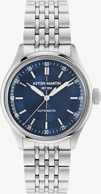Aston Martin TS1 Timeless Automatic (39mm) Blue Sunray Dial / Stainless Steel Bracelet MTTS1S603